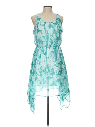 Pre-owned Olive & Oak Cocktail Dress In Teal