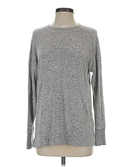 Pre-owned Olive & Oak Long Sleeve T-shirt In Gray