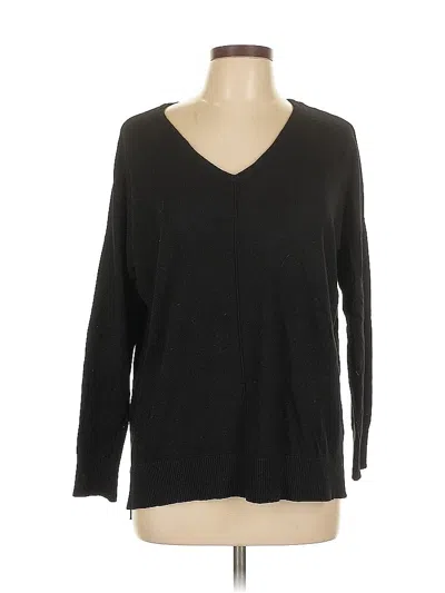 Pre-owned Olive & Oak Pullover Sweater In Black