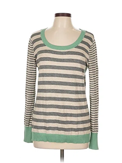 Pre-owned Olive & Oak Pullover Sweater In Green