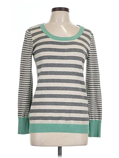 Pre-owned Olive & Oak Pullover Sweater In Green