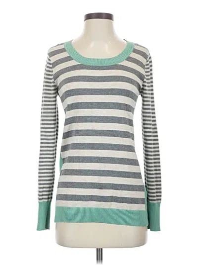 Pre-owned Olive & Oak Pullover Sweater In Teal
