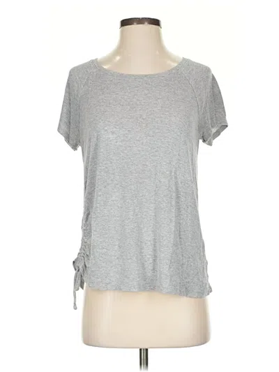Pre-owned Olive & Oak Short Sleeve T-shirt In Gray