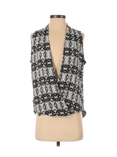 Pre-owned Olive & Oak Sleeveless Blouse In Black