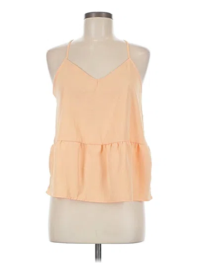 Pre-owned Olive & Oak Sleeveless Blouse In Orange