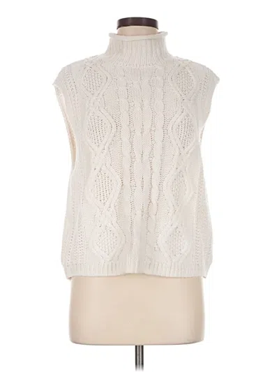 Pre-owned Olive & Oak Sweater Vest In Ivory