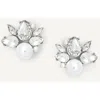 Olive & Piper Bordeaux Studs In Silver