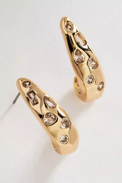 Olive & Piper Ren Hoop Earrings In Gold