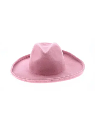 Pre-owned Olive & Pique Hat In Pink