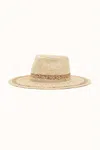 Olive & Pique Women's Eliana Raffia Straw Rancher Hat In Tan In Multi