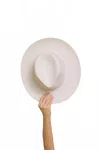 Olive & Pique Women's Emerson Wool Rancher Hat In Ivory In Multi