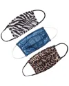 Olive And Vine Olive & Vine Pack Of 3 Cloth Face Masks