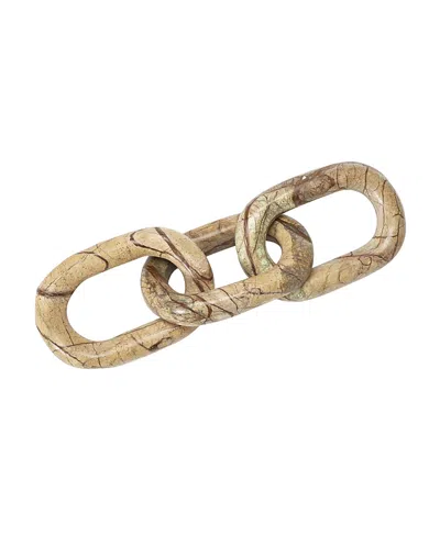 Olive Grove Decorative Marble Chain In Brown