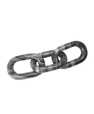 Olive Grove Decorative Marble Chain In Gray