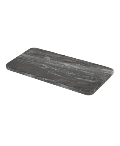 Olive Grove Marble Serving Tray In Gray