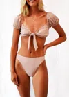 Olive Surf The Breelyn Bikini Set In Sandy Rose In Multi