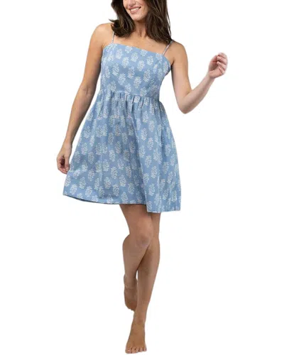 Olive Workshop Malibu Mini Dress In Blue