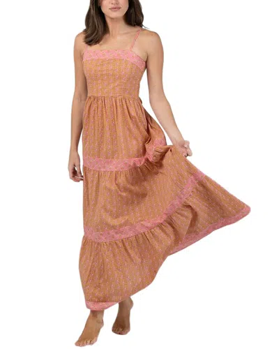 Olive Workshop Mallorca Maxi Dress In Pink