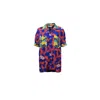 Oliveankara Women's Blue / White / Red Yinka Shirt - Mix Match Blue Red Yellow & Cyan Print - Ilc Oa Og In Blue/white/red