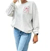 Oliver & Otis Be Present Holiday Sweatshirt In Ash In Grey