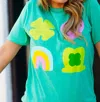 Oliver & Otis Lucky Charms Tee In Green In Green