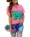 Oliver & Otis Mamacita Needs A Margarita Graphic Tee Shirt In Pink In Pink