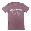 Oliver & Otis Women's Boat Waves & Lake Days Graphic Tee Shirt In Multi In Multi