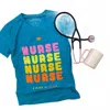 Oliver & Otis Women's Nurse, A Work Of Heart Graphic Tee Shirt In Multi In Multi