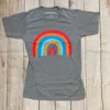 Oliver & Otis Women's Rainbow Tee In Grey Multi