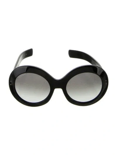 Pre-owned Oliver Goldsmith Koko 1966 Oversize Sunglasses In Black