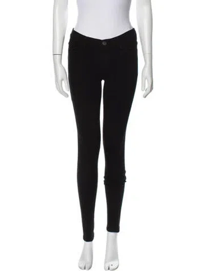 Pre-owned Oliver Goldsmith Mid-rise Skinny Leg Jeans In Black