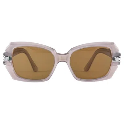 Pre-owned Oliver Goldsmith Rare Vintage  Silver Errebi Sides Oversized 1970 Sunglasses In Brown