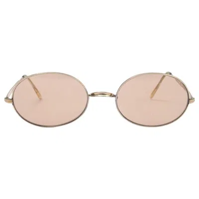 Pre-owned Oliver Goldsmith Vintage  1960's Sharon Tate Oval Gold Frame England Sunglasses
