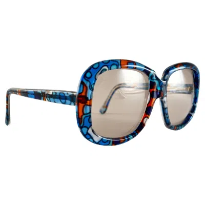 Pre-owned Oliver Goldsmith Vintage  1970's Oversized Sunglasses Made In England In Gray