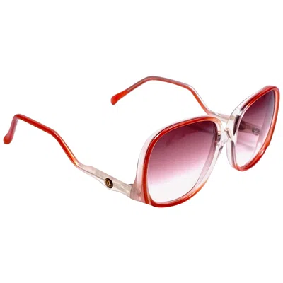 Pre-owned Oliver Goldsmith Vintage  " Flora " Oversized Made In England Sunglasses In Sand
