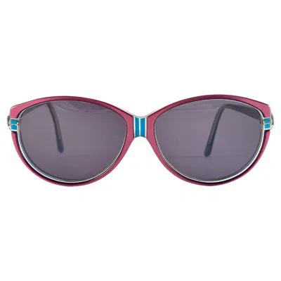 Pre-owned Oliver Goldsmith Vintage  " Gill " 1980's Oversized Sunglasses Made In England In Gray