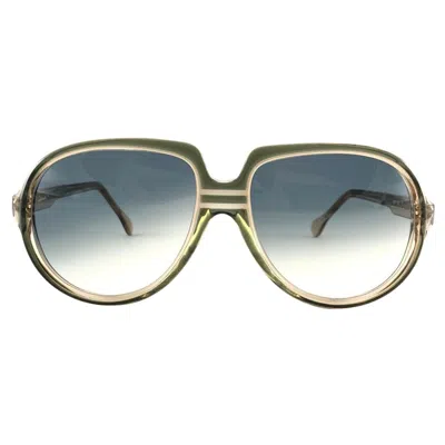 Pre-owned Oliver Goldsmith Vintage  Pip 58 Oversized Translucent Made In England Sunglasses In Gray