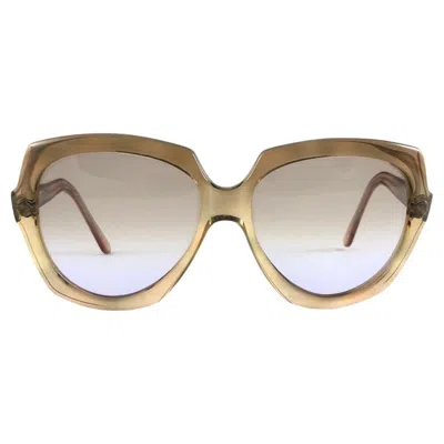 Pre-owned Oliver Goldsmith Vintage  Sandy Oversized Translucent Made In England Sunglasses