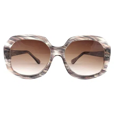 Pre-owned Oliver Goldsmith Vintage  " Sataday " Oversized Tortoise England Sunglasses In Brown