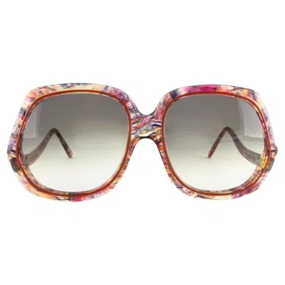 Pre-owned Oliver Goldsmith Vintage  " Siv " Oversized Mosaic England Sunglasses In Brown
