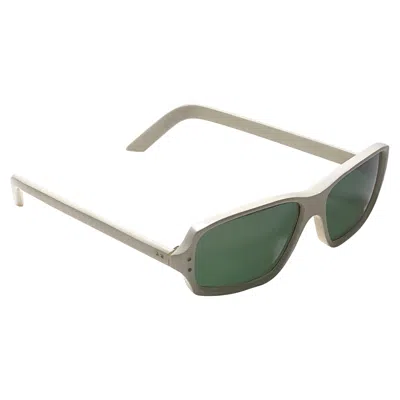 Pre-owned Oliver Goldsmith Vintage  Small White Frame 1970 Made In England Sunglasses