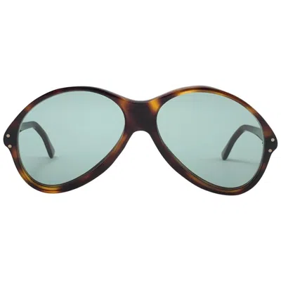 Pre-owned Oliver Goldsmith Vintage  Tortoise Oversized Flat Lens Made In England Sunglasses In Blue