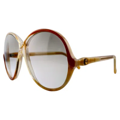 Pre-owned Oliver Goldsmith Vintage  " Zig Zag " Oversized Made In England Sunglasses In Gray