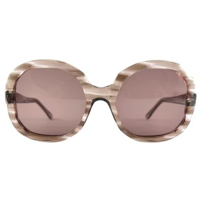 Pre-owned Oliver Goldsmith Vintage Rare  " Francine " Made In England 1970's Sunglasses In Brown