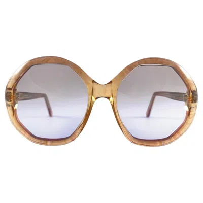 Pre-owned Oliver Goldsmith Vintage Rare  " Magsee " Made In England 1970's Sunglasses In Gray
