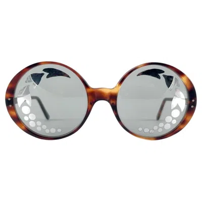 Pre-owned Oliver Goldsmith Vintage Rare  Special Accented Lens England 1970's Sunglasses In Gray