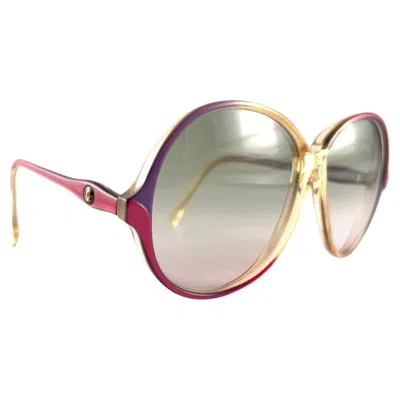 Pre-owned Oliver Goldsmith Vintage Rare  Translucent Multicolour Sunglasses 60's England In Sand