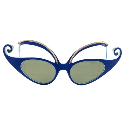 Pre-owned Oliver Goldsmith Vintage Ultra Rare  " The Martian " Made In England Sunglasses In Gray