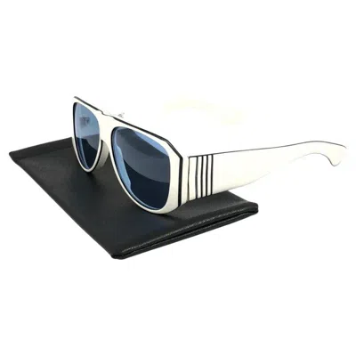 Pre-owned Oliver Goldsmith Vintage Ultra Rare  " Zodiac " Made In England Sunglasses, 1989 In Black
