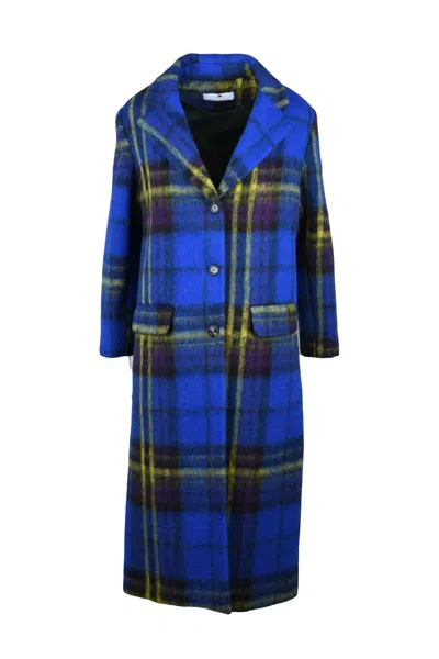 Oliver Horigamy Long Coat - Blue
